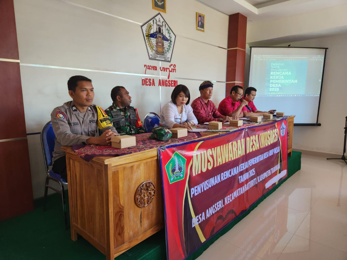 Musdes Penyusunan Dokumen Perencanaan Desa