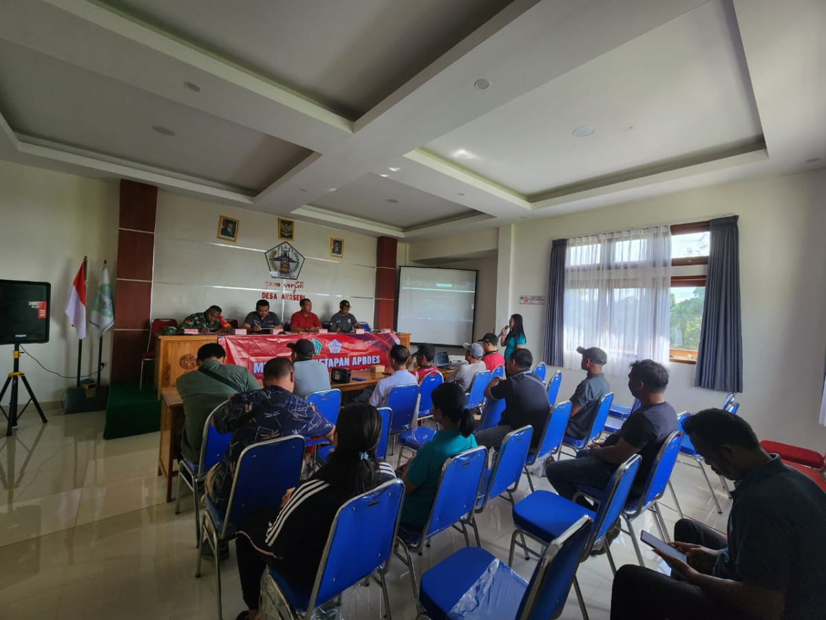 Musdes Penetapan APBDes Desa Angseri Tahun 2025