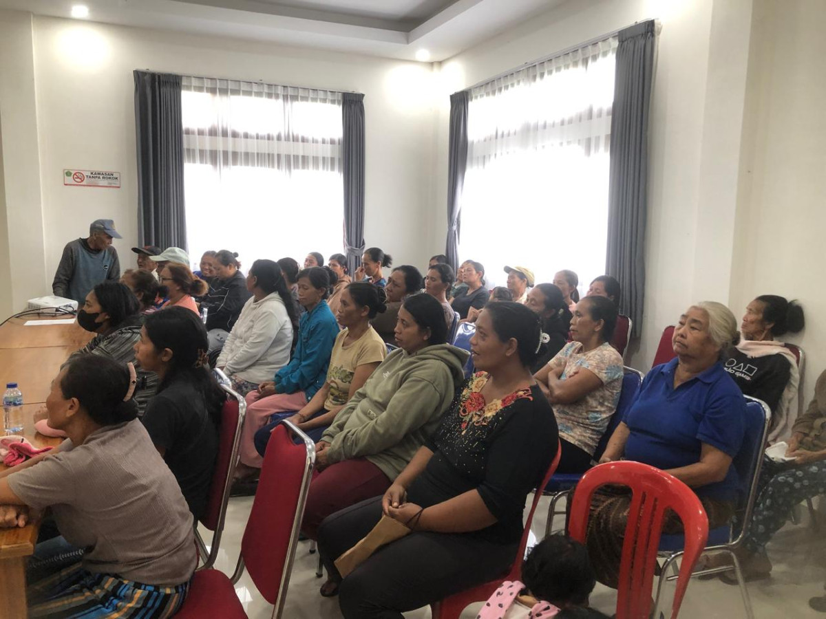 Rapat Sosialisasi dari pendamping PKH