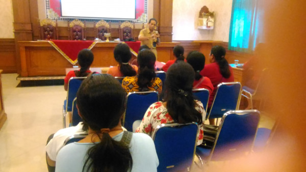 Pembinaan  dr dinas pertanian di wilayah kampung Kampung KB