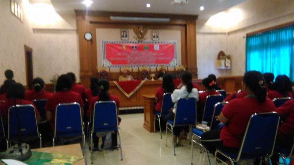 Pertemuan kampung KB di Tk desa