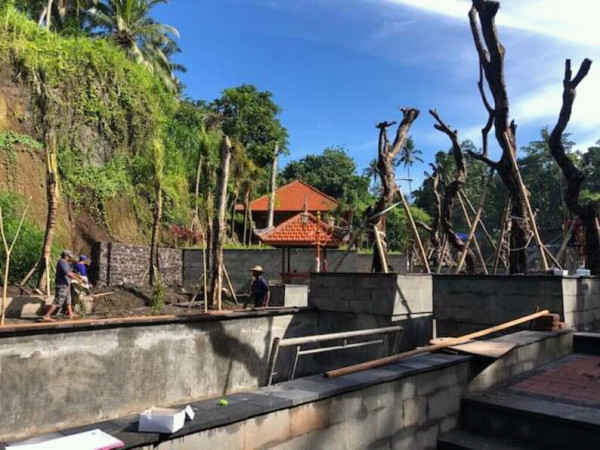 Tempat penglukatan sedang dibangun