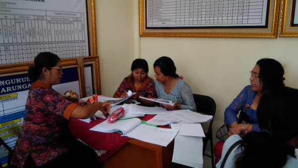 Pembinaan TP PKK Kecamatan Mengwi di Desa Penarungan