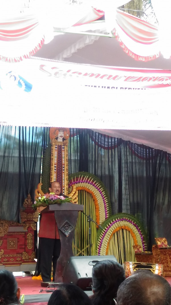 Sambutan dari Ketua Tim penilai kabupaten