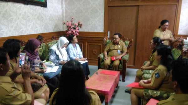 Tim verifikasi dari kementrian PKM sebanyak 3 orang dengan menyampaikan maksud dan tujuan datang ke Kampung KB