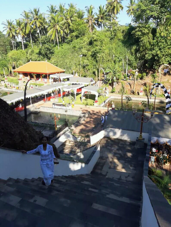 Gambaran tempat wisata Taman Palin dari atas