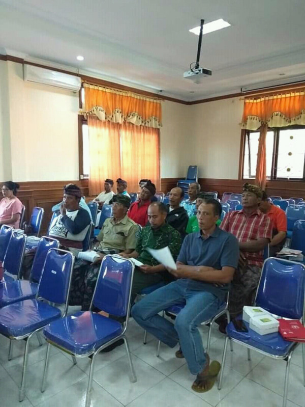 Sosialisasi dana KUR di Kampung KB Desa Penarungan oleh BRI dan BPD