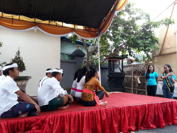 Kegiatan penyuluhan oleh Duta Genre (dari PIK Remaja Mahasiswa)