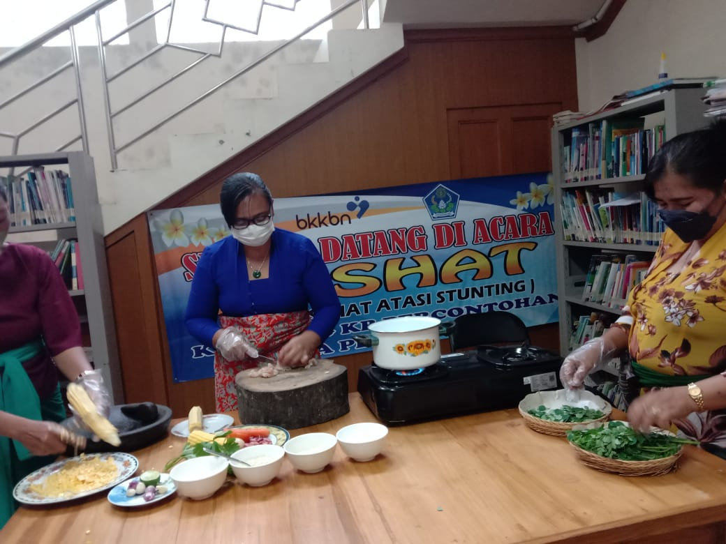 Melaksanakan kegiatan mempraktekan masak makanan bergizi seimbang sesuai dengan isi piringku