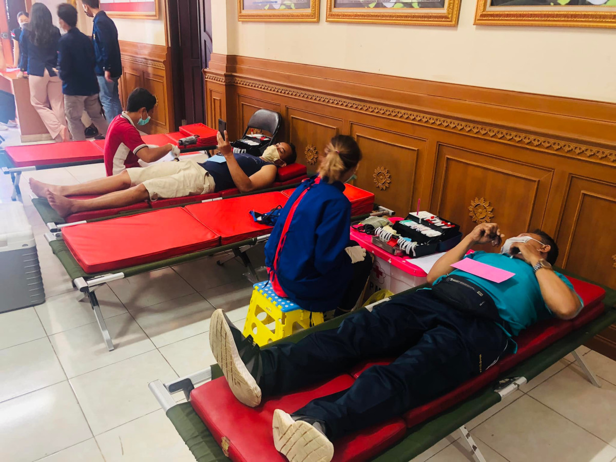 peserta donor berasal dari unsur masyarakat