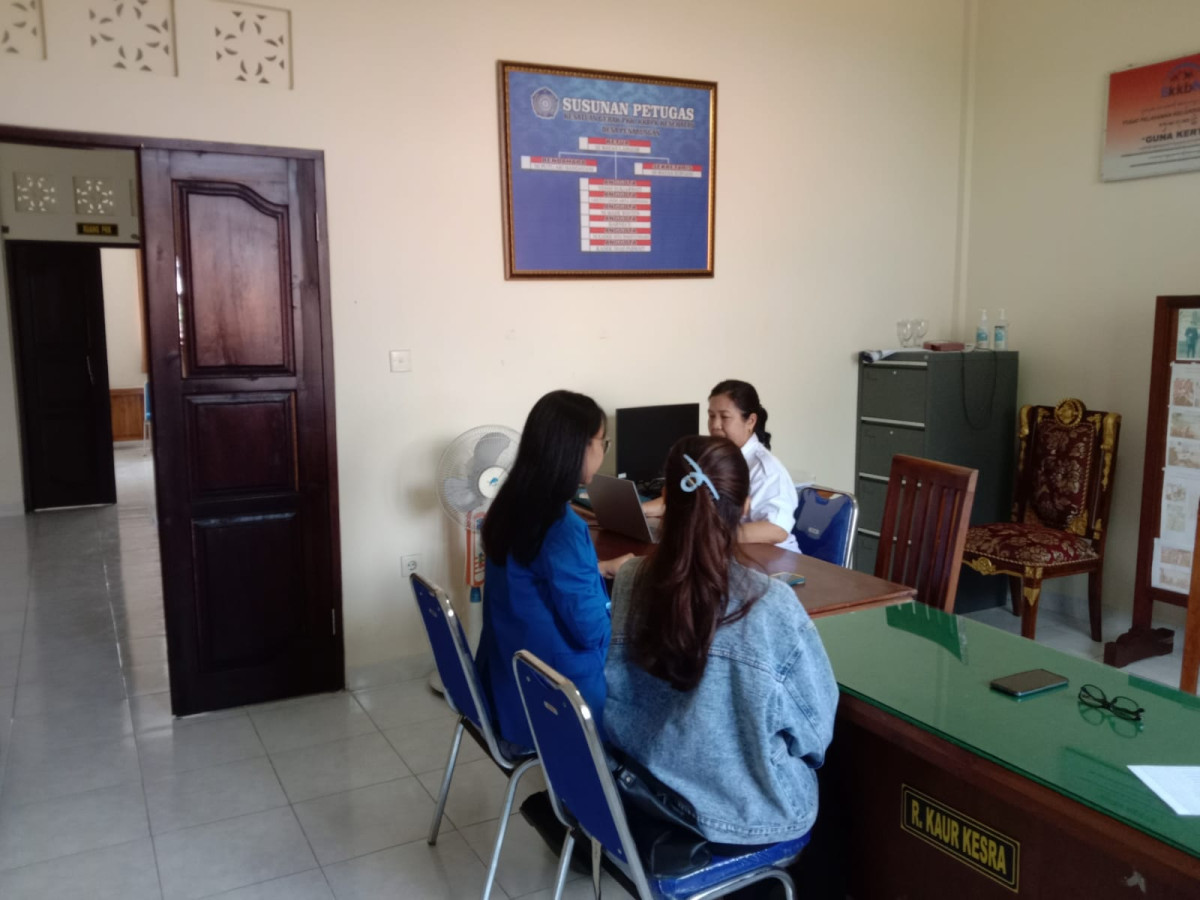 memberikan data yang diperlukan kepada Mahasiswa untuk tugaas akhirnya