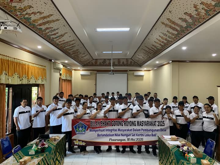 Pembukaan Bulan Bakti Gotong Royong