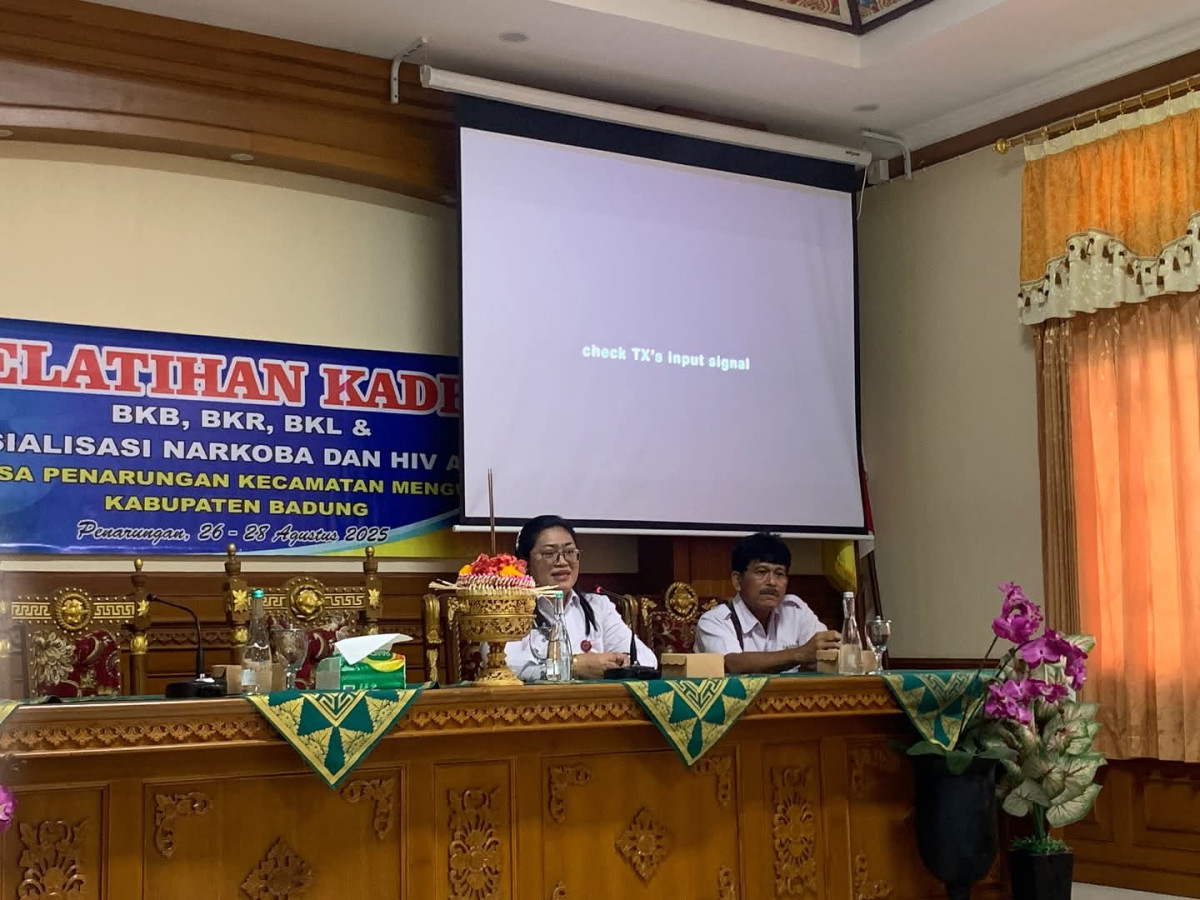 Kegiatan Pembinaan ader BKR Se Desa Penarungan (Kampung KB Penarungan)