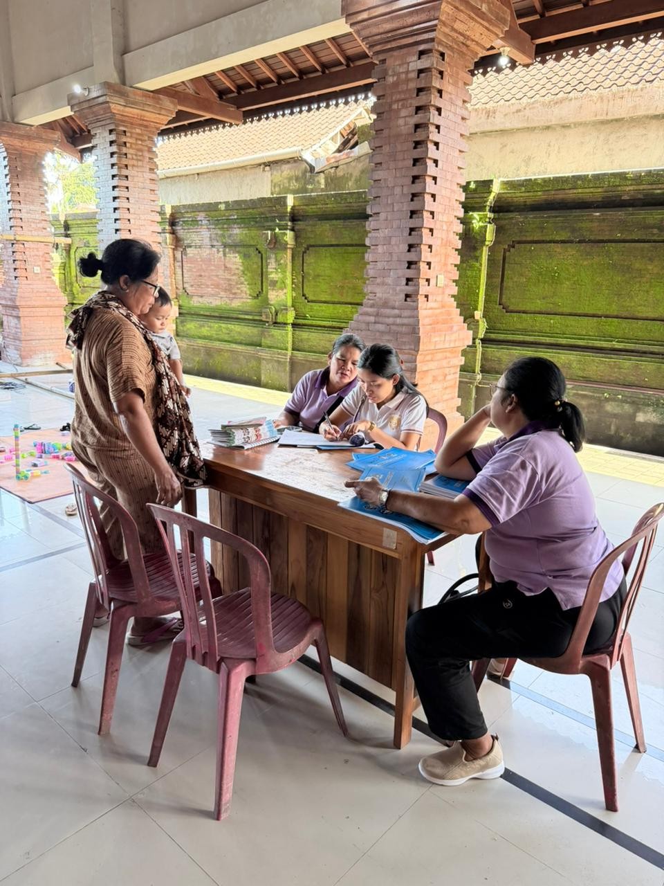 Pelaksanaan kegiatan Siklus Hidup Br. Dangin Peken