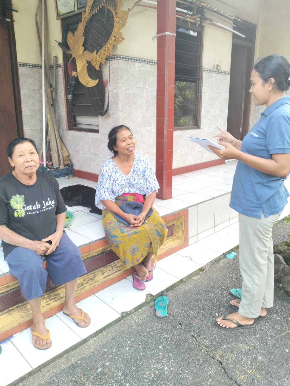 Pembinaan saat memberikan pembinaan