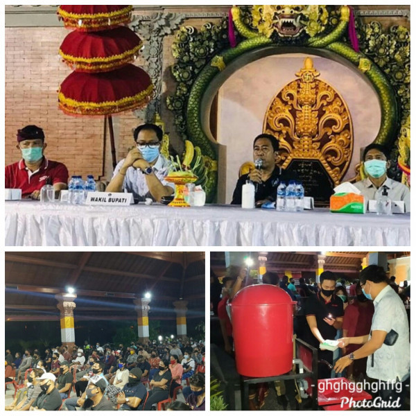 Sosialisasi terkait bantuan dari Provinsi Bali