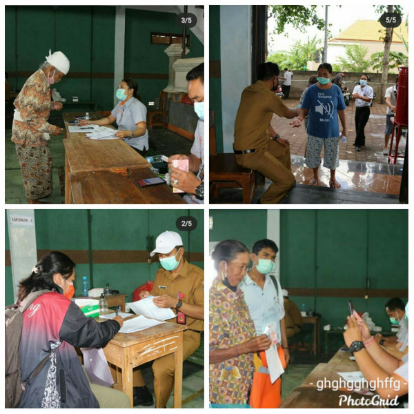 Penyaluran Bantuan Sosial Tunai ( BST) Tahap VI Desa Dalung