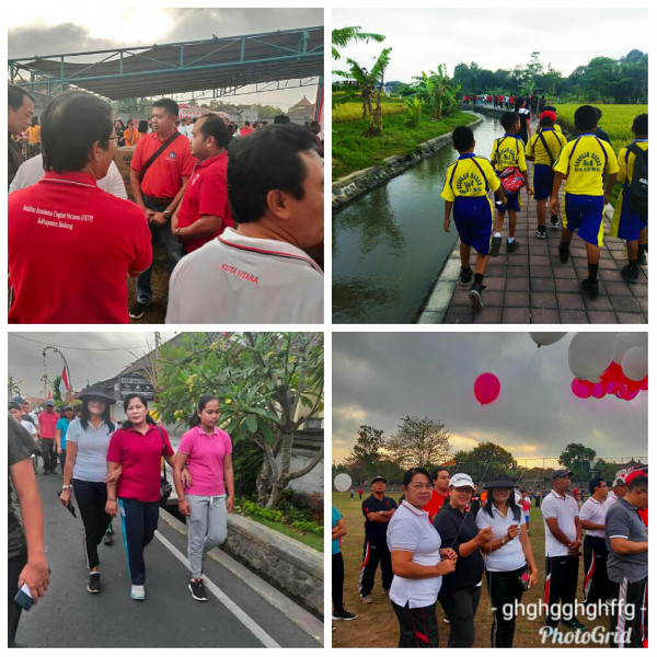 Jalan santai HUT Proklamasi RI