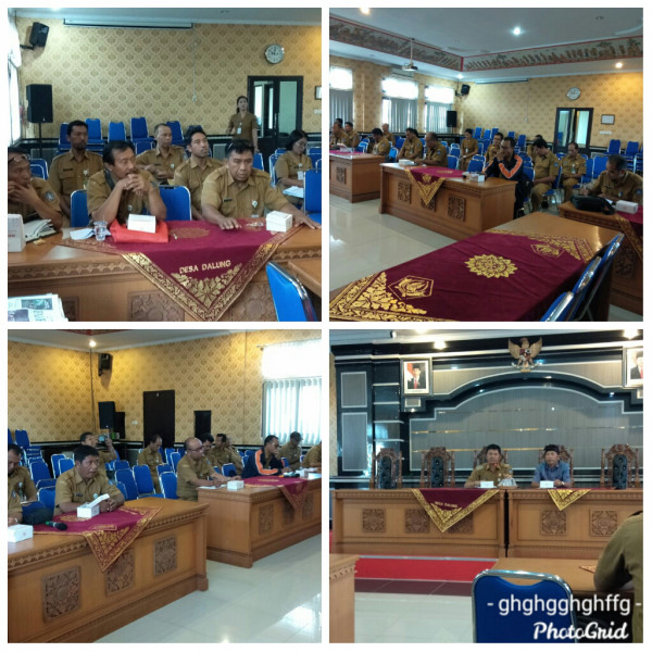 Rapat koordinasi pokja kamoung kb desa dalung