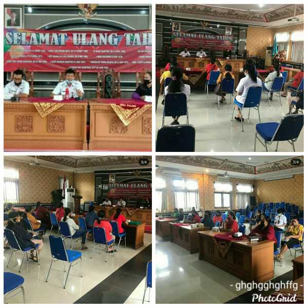 Pertemuan Direktur Bank Sampah perwakilan masin-masing banjar se Desa Dalung