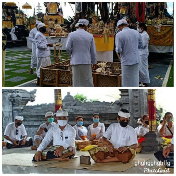 Piodalan di Pura Desa dan Puseh Desa Adat Padang Luwih Dalung