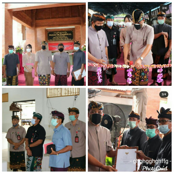 Penyerahan Pengelolaan pasar Tradisional Modern Desa dalung