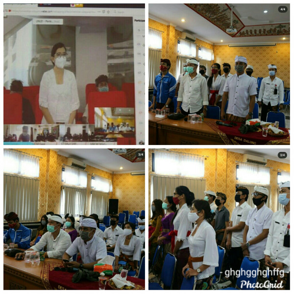 Sapa Daring Generasi Milenial Kabupaten Badung di Desa Dalung