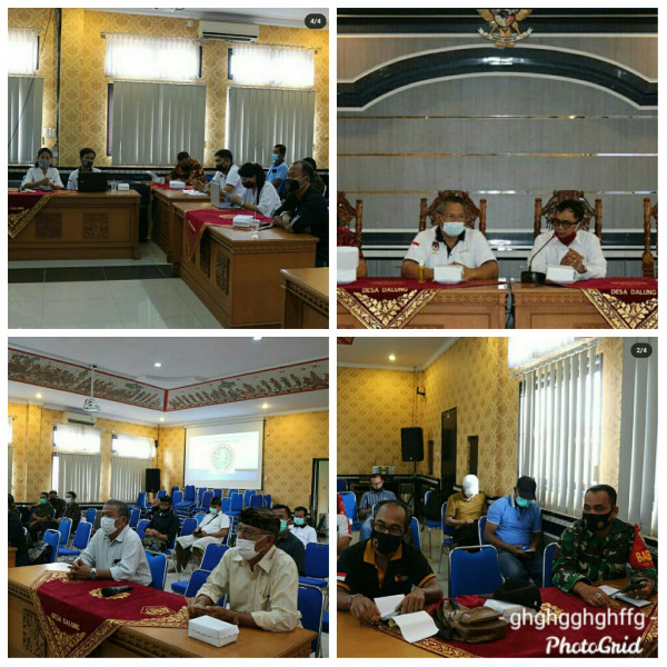Rapat Sosialisasi Pemilukada Bupati dan wakil Bupati Badung tahun 2020 di Desa Dalung