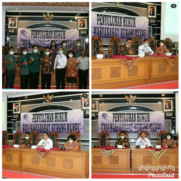 Penyuluhan Bantuan Hukum Bagi Masyarakat Kurang Mampu