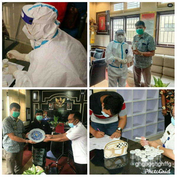 Sidak dan Tes Urine bagi  Perangkat Desa Dalung oleh BNN Kabupaten Badung