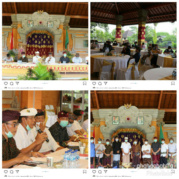 Kegiatan Pemilihan Bendesa Adat Padang Luwih di Wantilan Pura Desa lan Puseh Desa Adat Padang Luwih Dalung