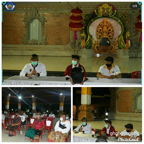 Rapat Koordinasi Pembahasan PPKM di Desa Adat Dalung