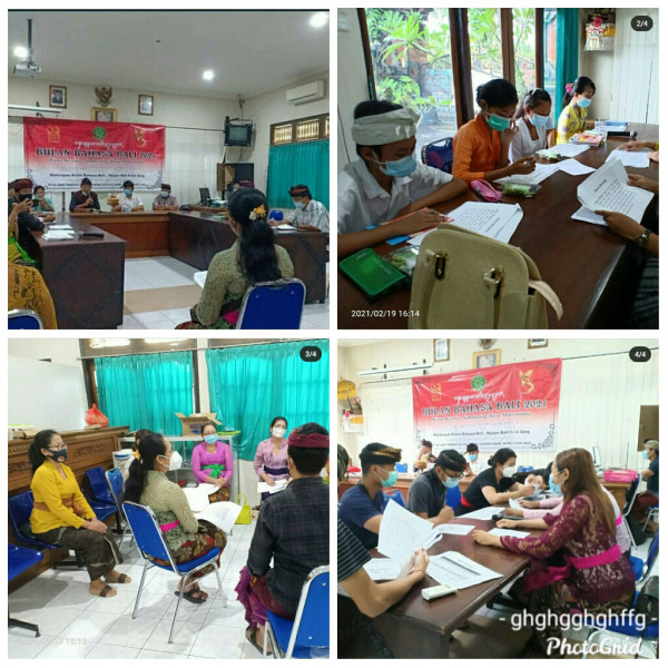 Kegiatan Bulan Bahasa Bali di Desa Adat Padang Luwih Dalung