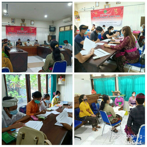 Kegiatan Bulan Bahasa Bali di Desa Adat Padang Luwih Dalung