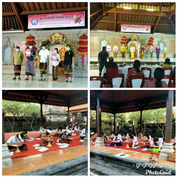 Kegiatan Bulan Bahasa Bali di Desa Adat  Dalung