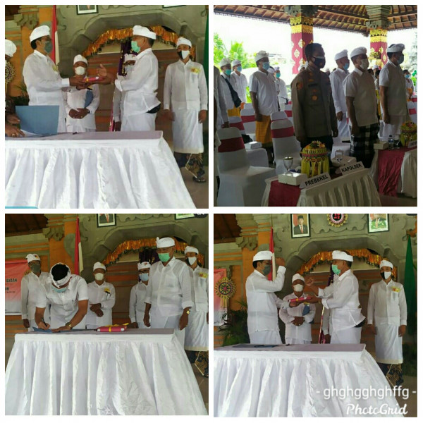 Kegiatan Upacara Pengukuhan dan Pejaya-jayaan Prajuru Desa Adat Padang Luwih, Dalung