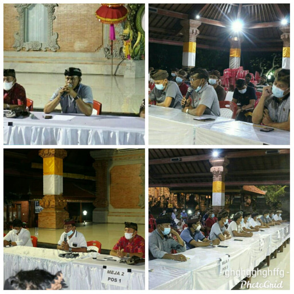 Rapat Koordinasi dinasi Pelaksanaan Vaksin Massal di Desa Dalung