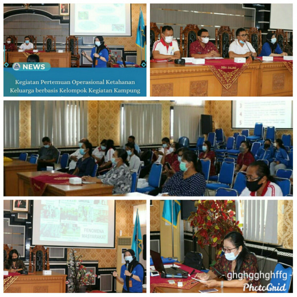 Kegiatan Pertemuan Operasional Ketahanan Keluarga berbasis POKTAN di Kampung KBDesa Dalung