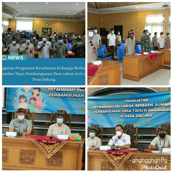 Kegiatan Penguatan Ketahanan Keluarga berbasis Sumber Daya Pembangunan Desa Tahun 2021 Di Desa Dalung
