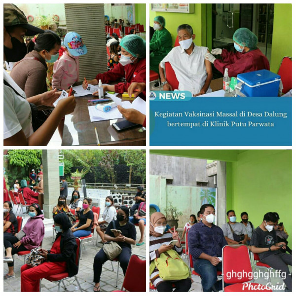 Vaksinasi Massal Di Desa dalung