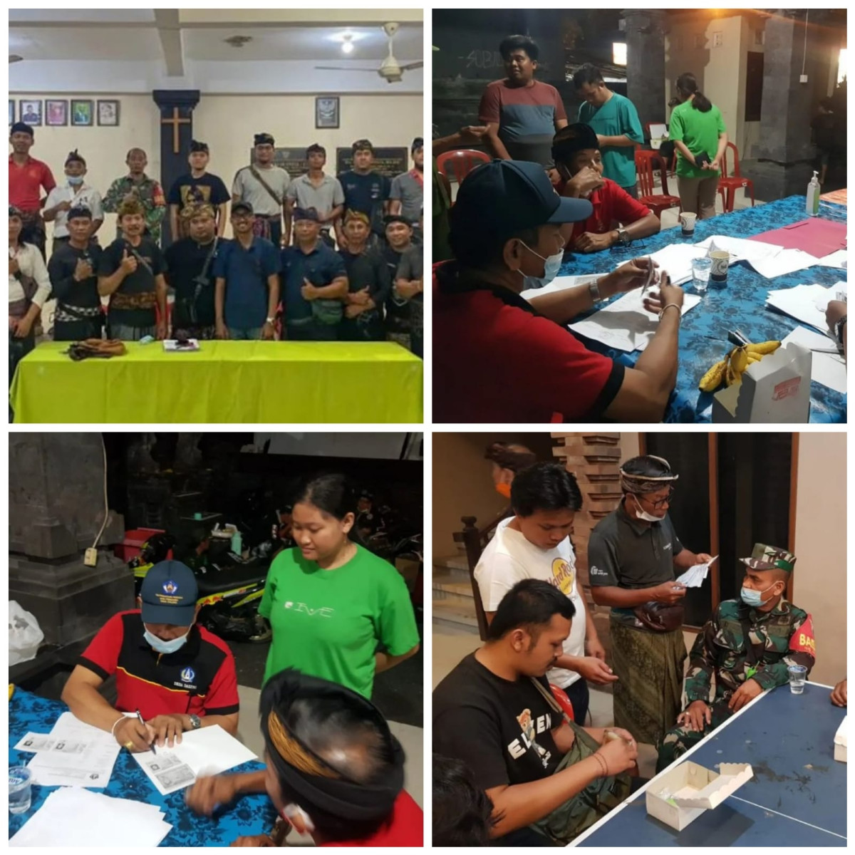 Kegiatan Pendataan Penduduk Non Permanen di Desa Dalung