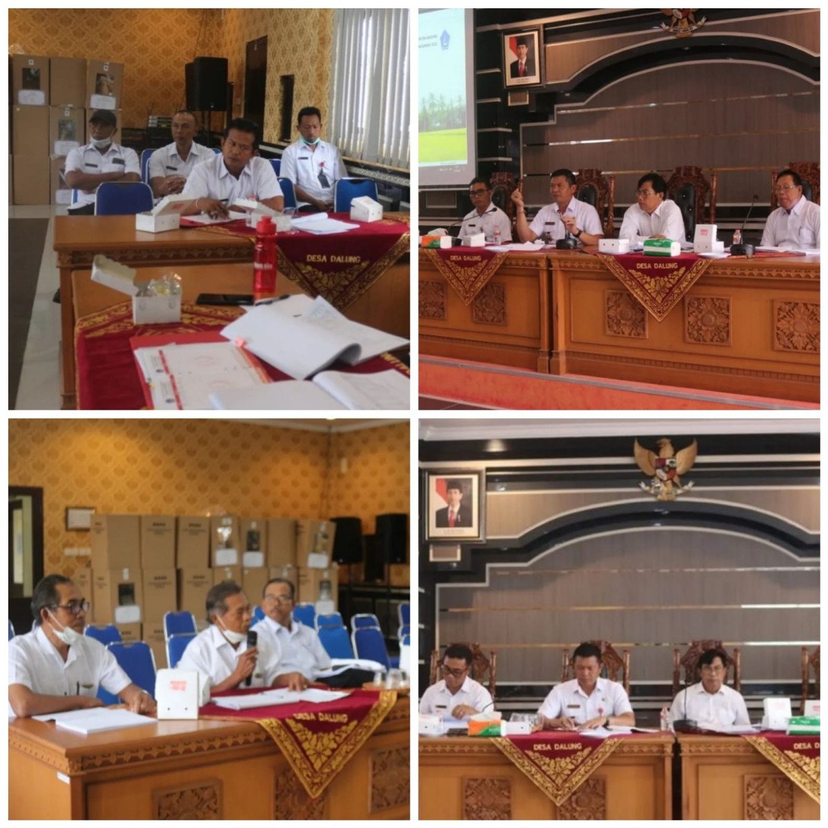 Kegiatan Musyawarah Pengesahan Rancangan APBDes Perubahan untuk Verifikasi di Tingkat Kecamatan di Desa Dalung