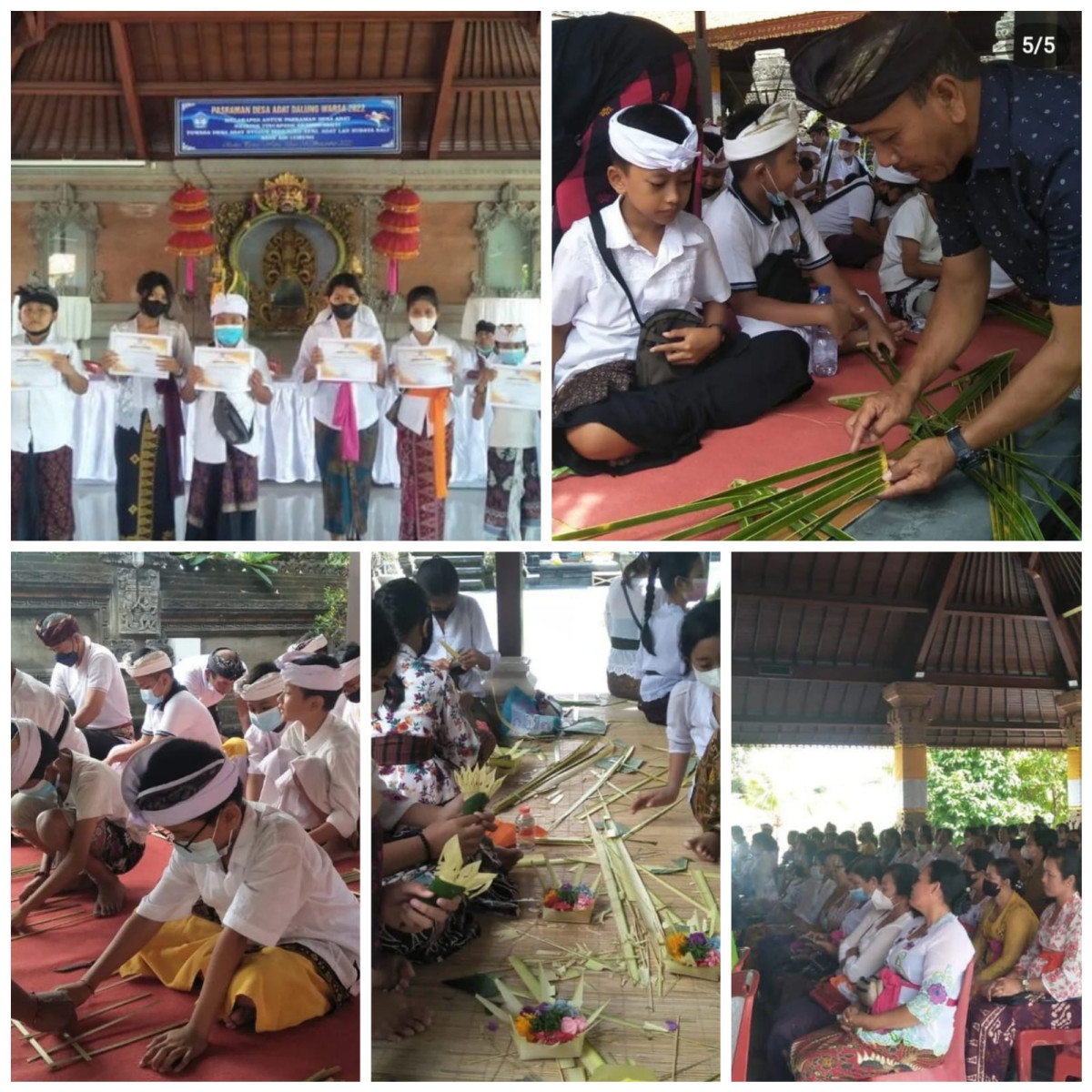 Kegiatan Dharma Wacana dan Pesraman Desa Adat Dalung tahun 2022