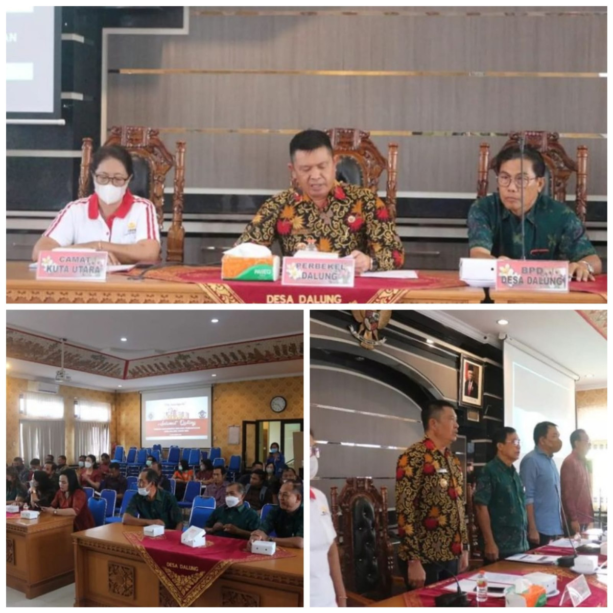 Kegiatan Musyawarah Rencana Pembangunan Desa ( Musrenbangdes ) Dalung tahun 2022