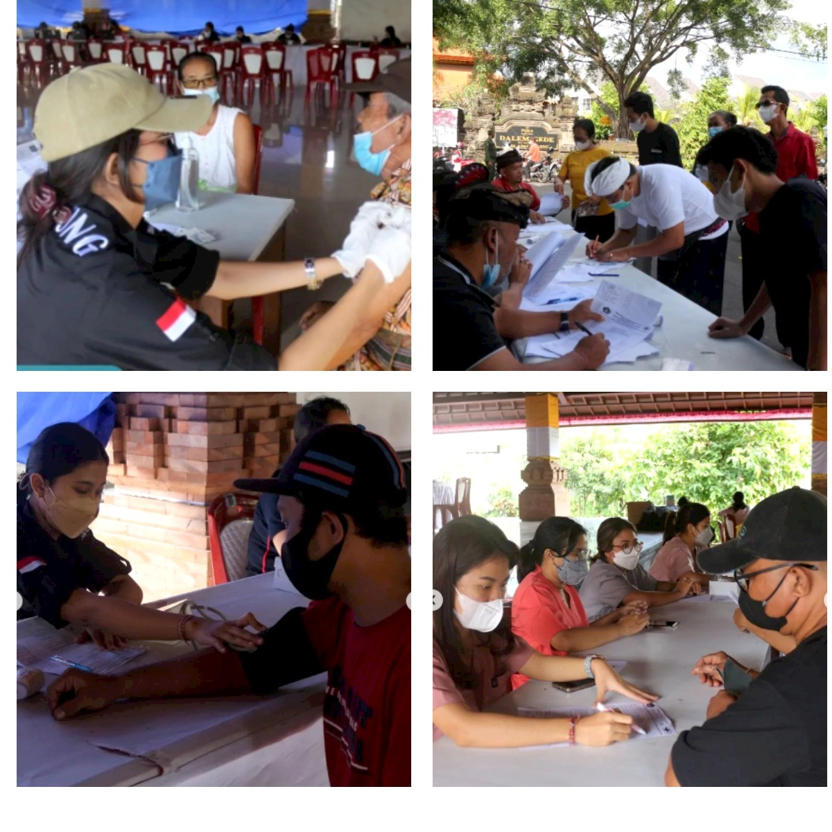 Kegiatan Vaksinasi Covid-19 Dosis III atau (booster) bagi Masyarakat di Desa Dalung