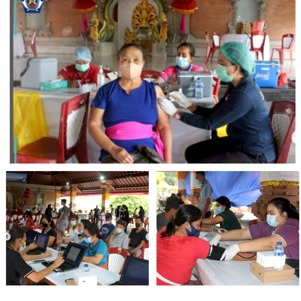 kegiatan Vaksinasi Covid-19 Dosis III atau (booster) bagi Masyarakat di Desa Dalung (27/07/2022)