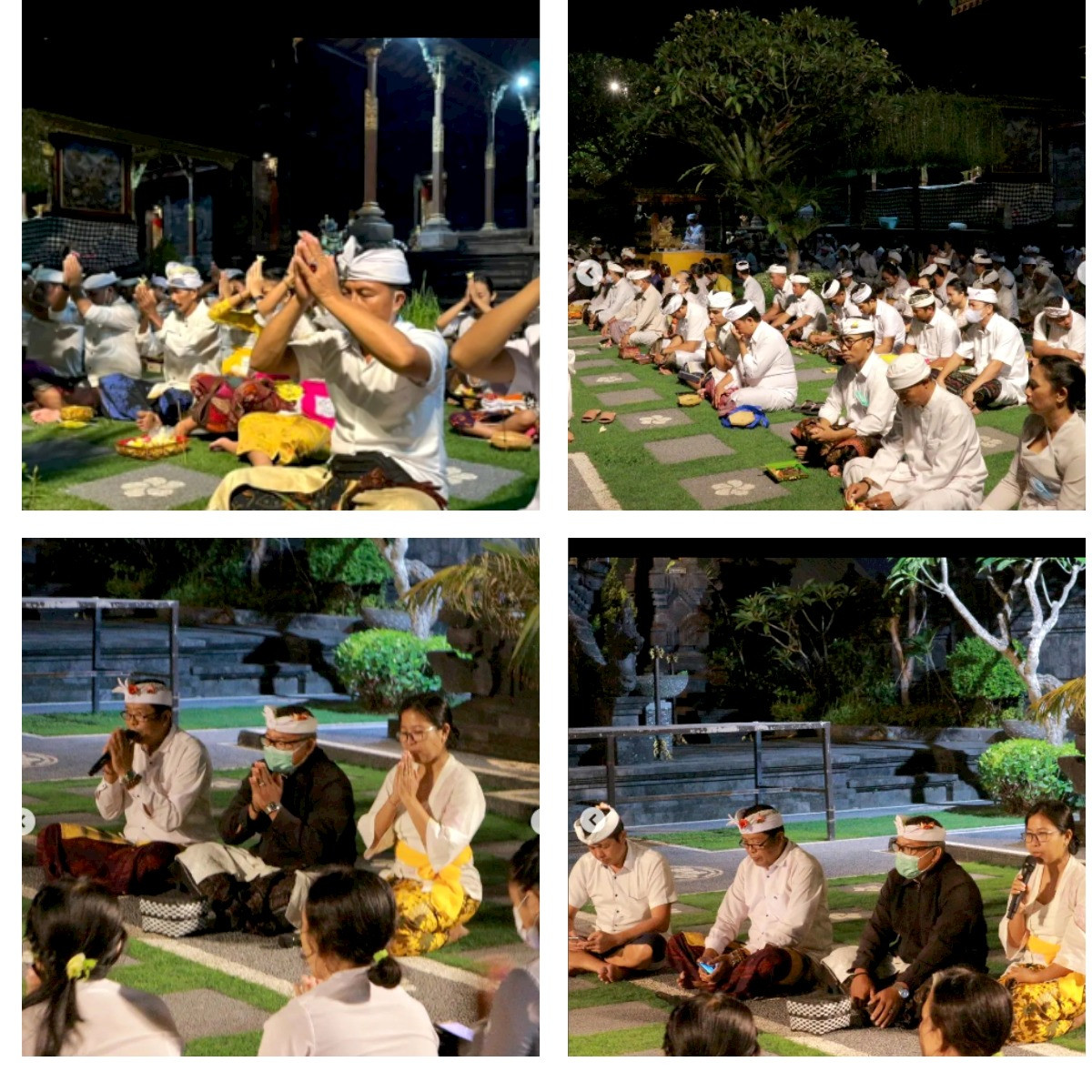 Kegiatan Persembahyangan Bersama serangkaian Tumpek Krulut