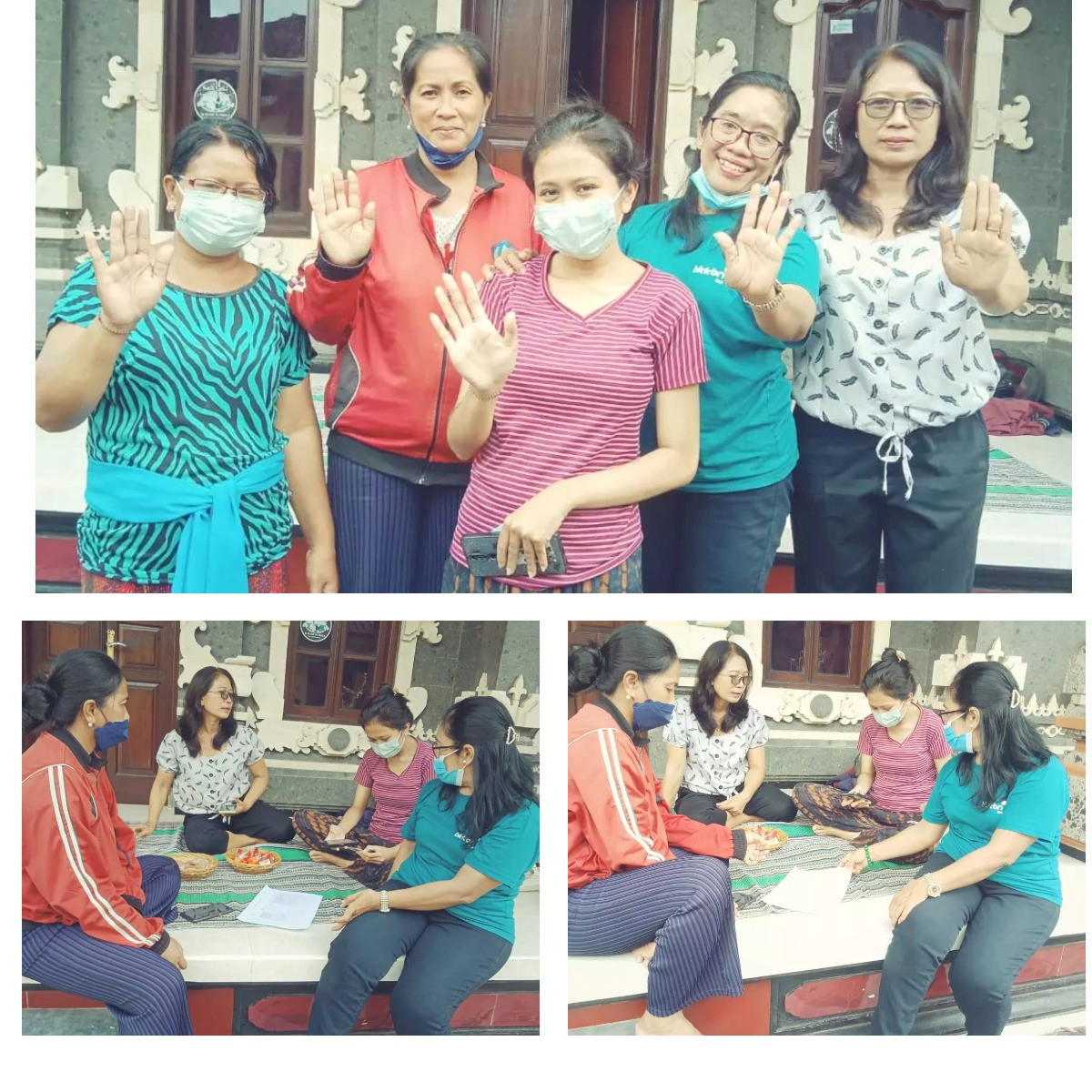 Pendampingan calon pengantin (catin) Banjar Padang Bali.Desa Dalung.