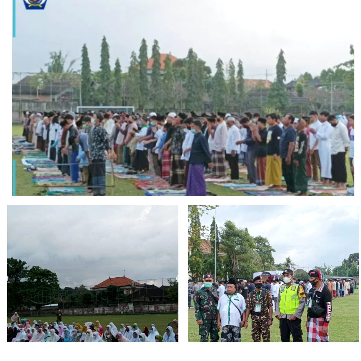Kegiatan Sholat Bersama Dalam Memperingati Hari Raya Idul Adha 1443 Hijriah.