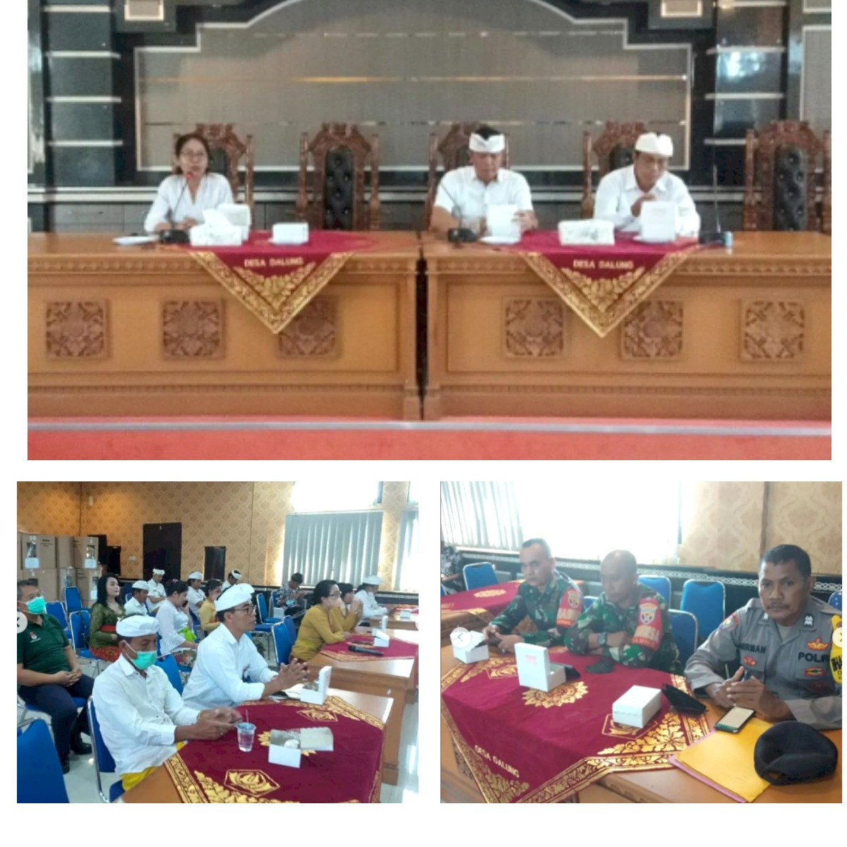 Kegiatan Rapat Pembubaran Panitia Pemilihan Perbekel Dalung Tahun 2022